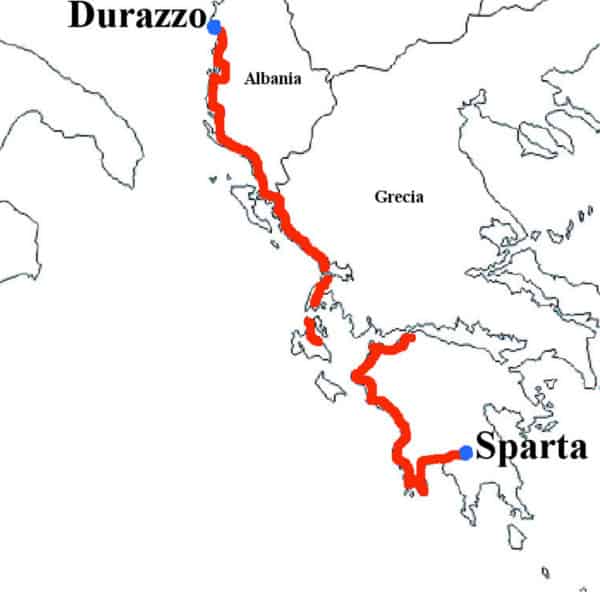 Dall'Albania alla Grecia