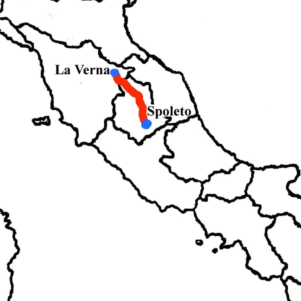 La Via di Francesco - Da La Verna a Spoleto