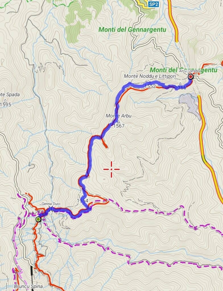 Guida completa al GTG - La Gran Traversata del Gennargentu in Sardegna 6 GTG Tappa 3 Gran Traversata del Gennargentu