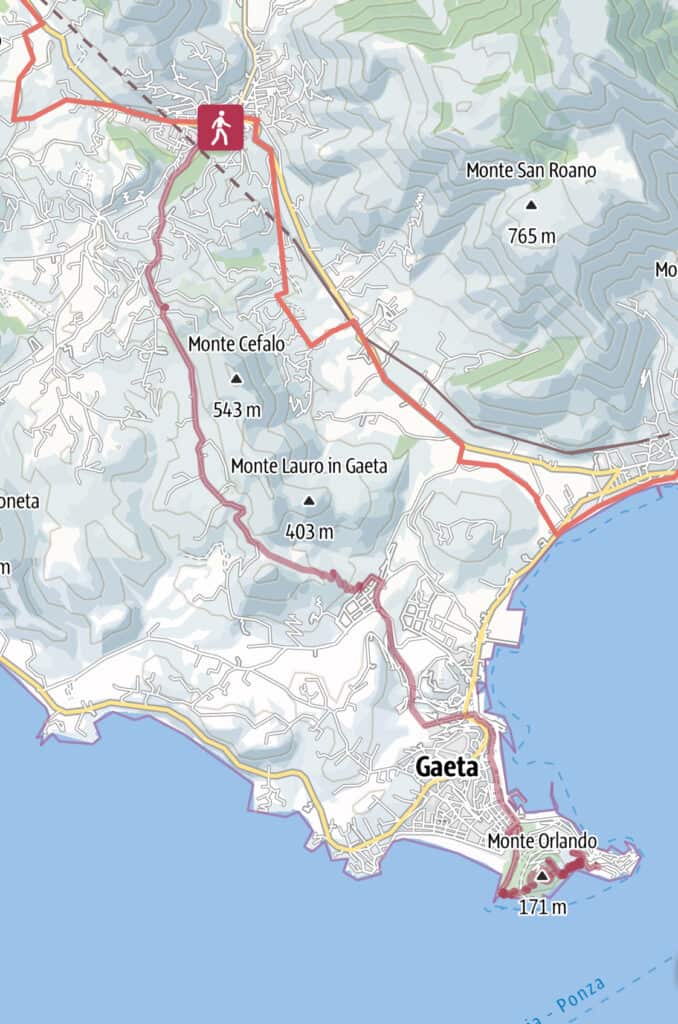 Guida completa al Cammino degli Aurunci 8 Tappa4b Cammino degli Aurunci Itri Gaeta