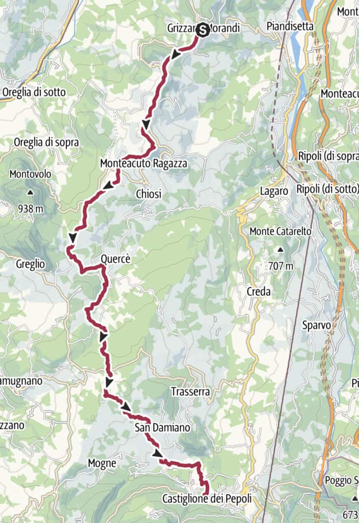 Via Lana e Seta Tappa 3 da Grizzana Morandi a Castiglione dei Pepoli